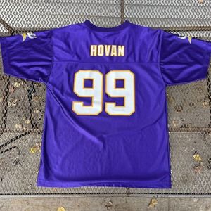 Minnesota Vikings‎ Chris Hovan NFL Football Jersey Purple